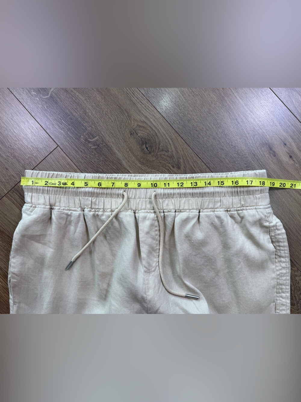 Quince 100% European Linen Wide Leg Pants Tan Size XL - Picture 6 of 8